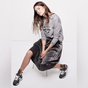 Madewell Big Sky Cutoff Sweatshirt